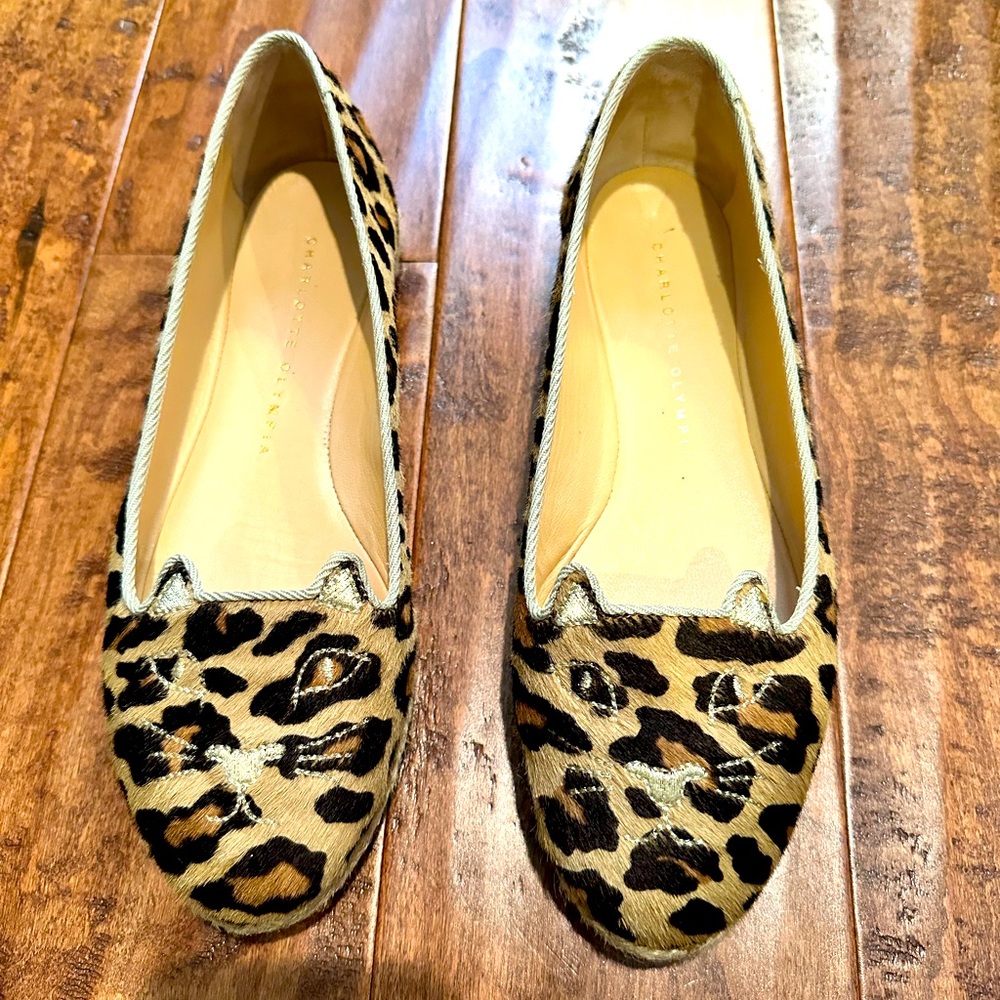 Charlotte Olympia Kitty Flats. Size 36 1/2